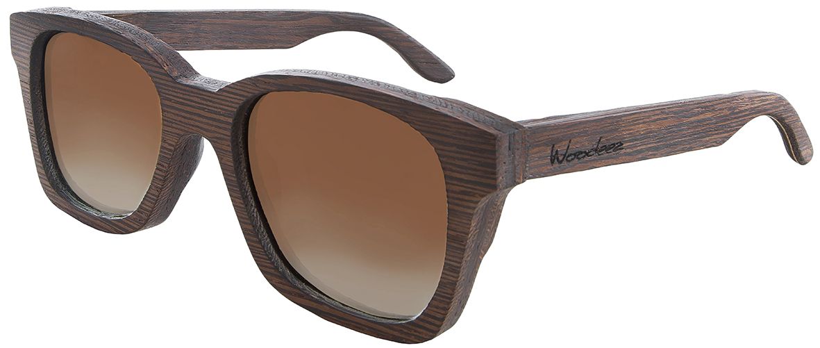 Мужские солцезащитные очки Woodeez Classic (темно-коричневый) - главное фото