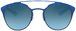 1 - Женские солнцезащитные очки DP69 DPS045-06 синие с цветными заушниками - фото спереди