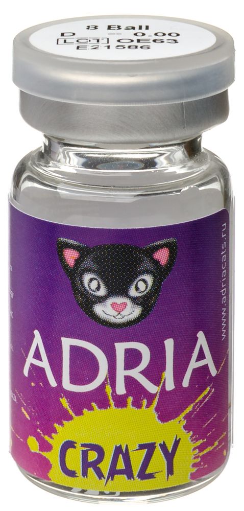 Контактные линзы Adria Crazy - Фото упаковки спереди
