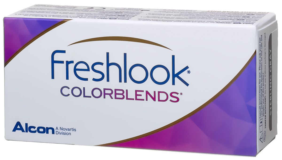 Контактные линзы Freshlook ColorBlends - фото упаковки спереди